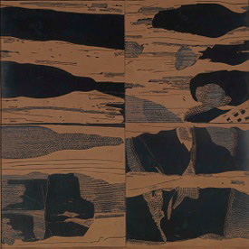 1967, linoreliëf, 100 x 100 cm